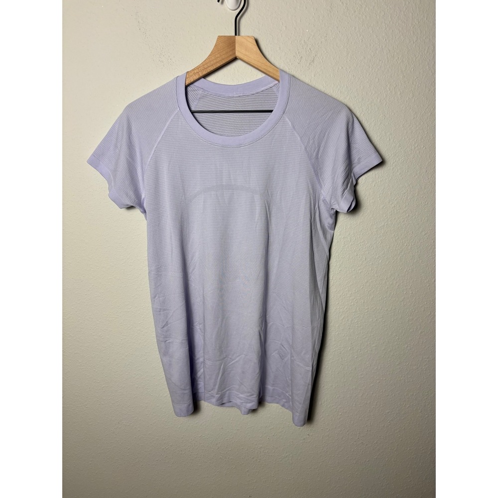Lululemon Swiftly Tech Short-Sleeve Shirt Lavender Purple Size 12 Activewear